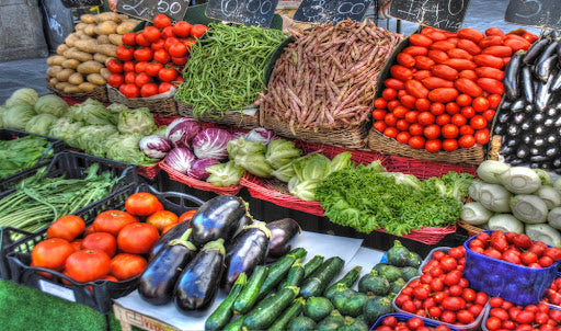 Legumbres y verduras de temporada en el año