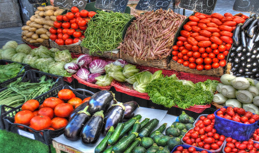 Legumbres y verduras de temporada en el año