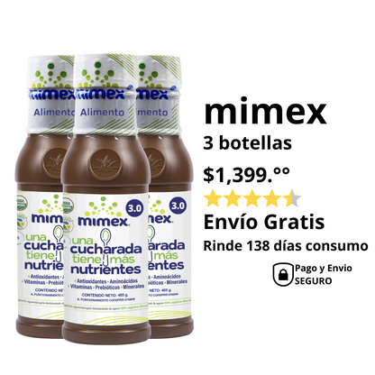 MIMEX 3 botellas (rinde 138 días)
